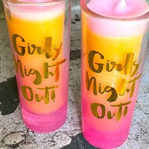 Hand made with love candles